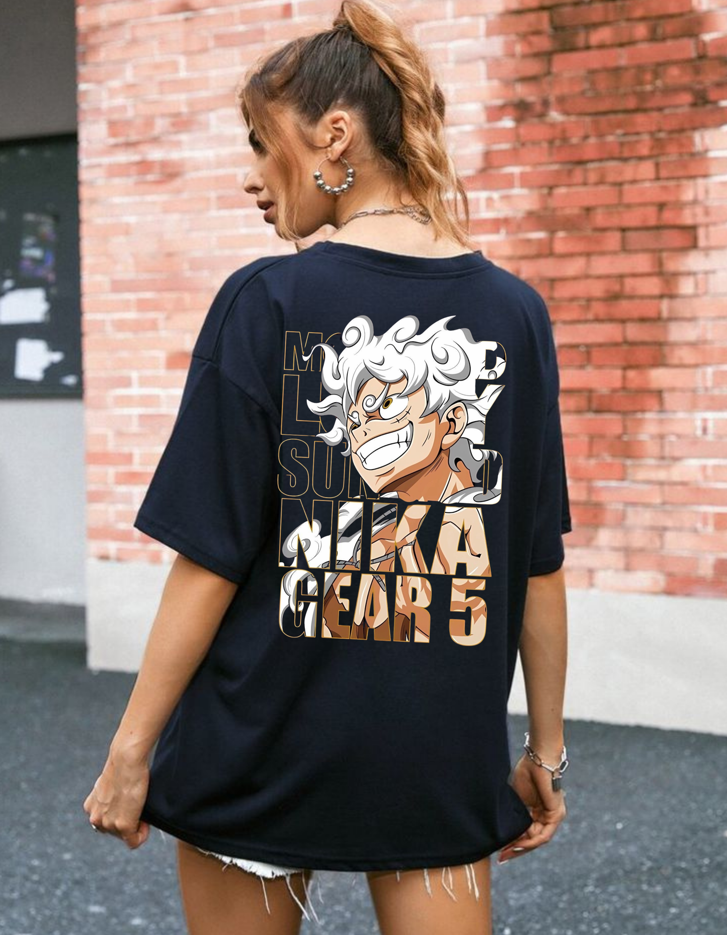 Women Oversized Anime T-shirt