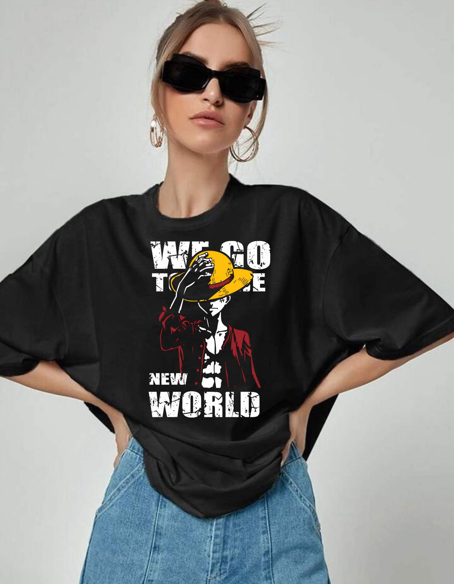 Women Oversized Anime T-shirt