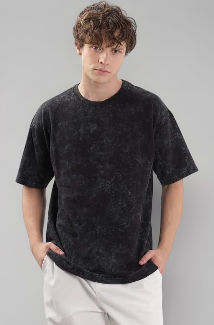 Unisex Acid Washed Oversized T-Shirt