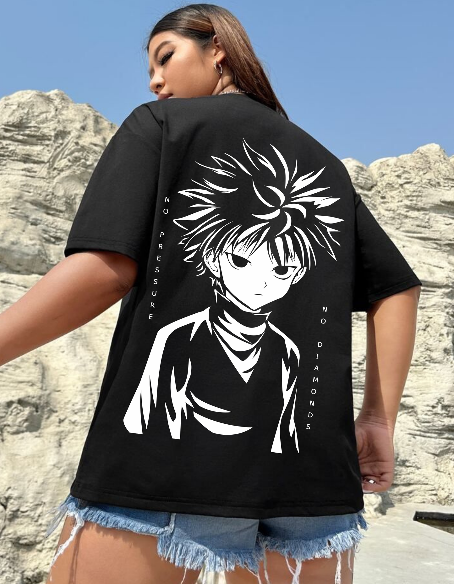 Women Oversized Anime T-shirt