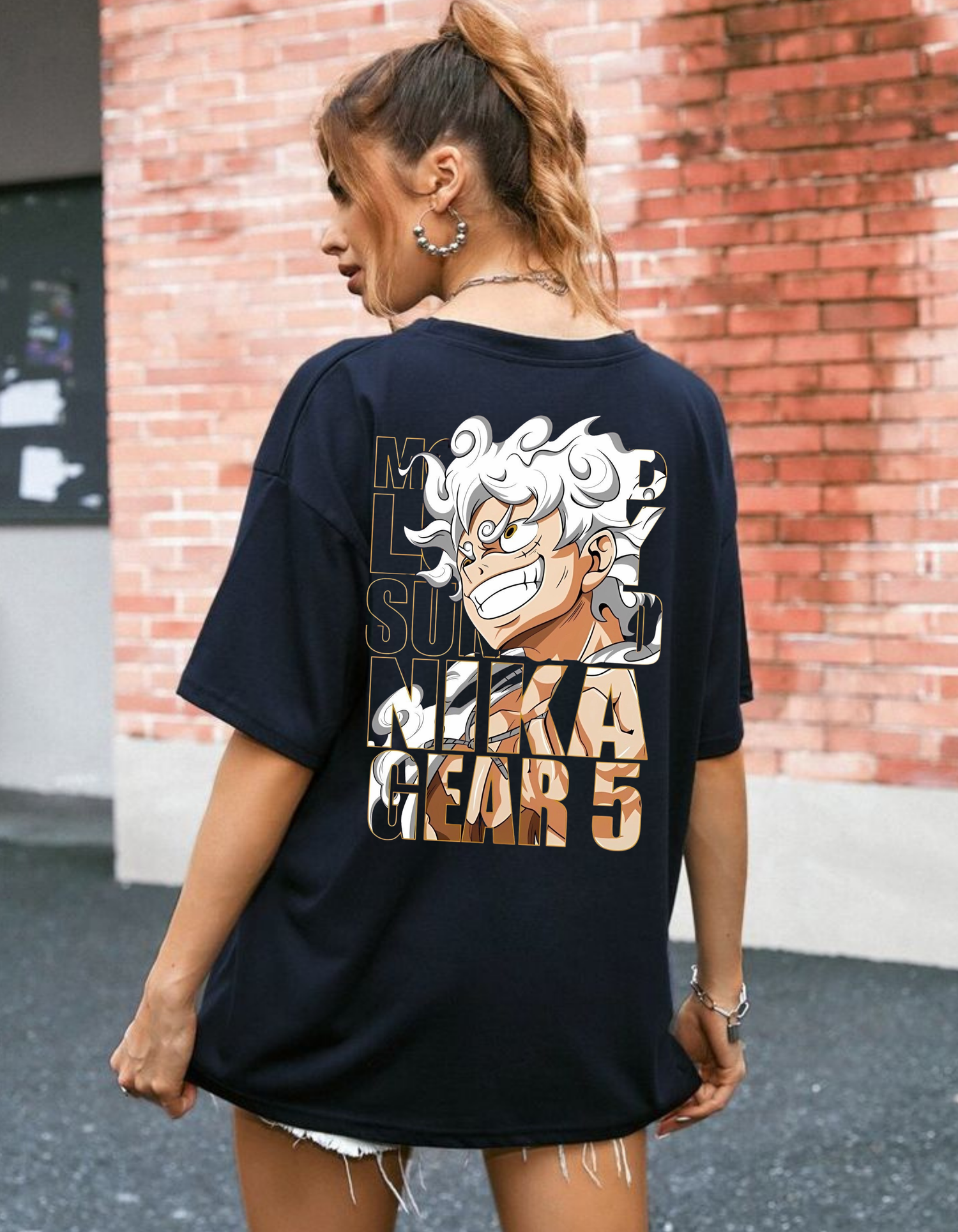Women Anime Oversized T-Shirt