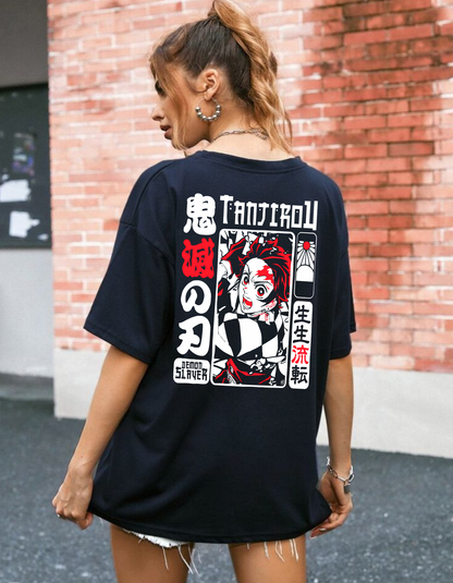 Women Oversized Anime T-shirt