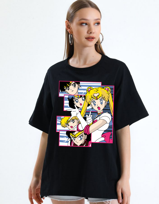 Women Oversized Anime T-shirt
