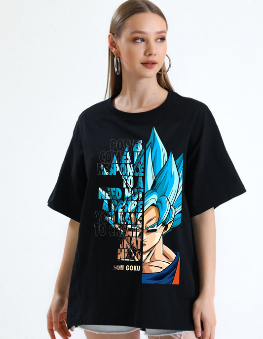 Women Oversized Anime T-shirt