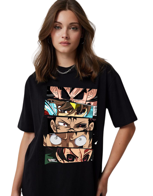 Women Oversized Anime T-shirt