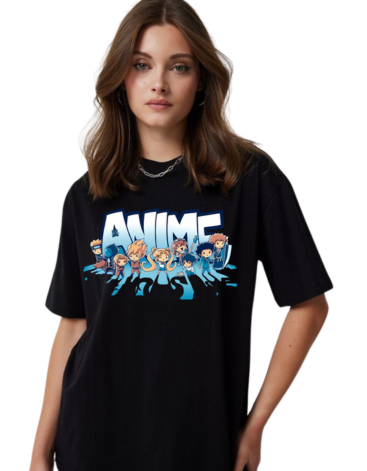Women Oversized Anime T-shirt