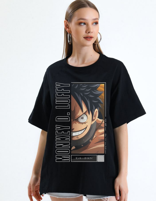 Women Oversized Anime T-shirt