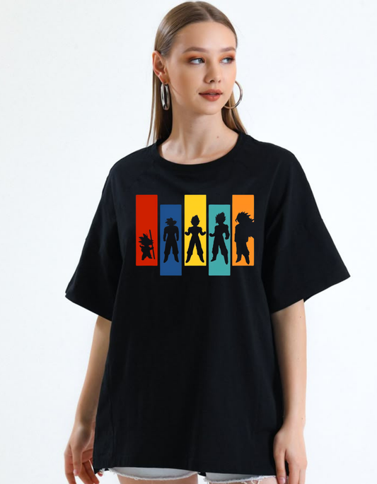 Women Oversized Anime T-shirt