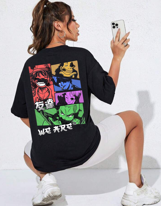 Women Oversized Anime T-shirt