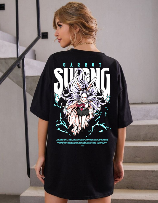 Women Oversized Anime T-shirt