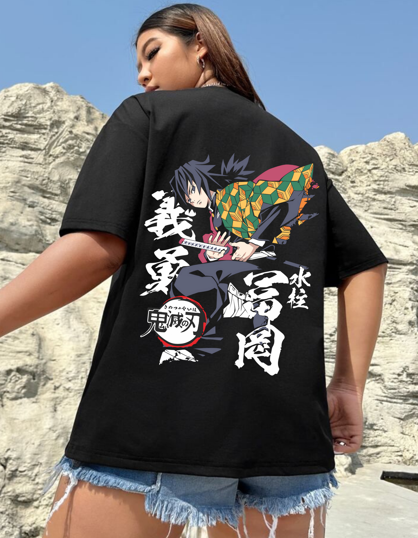 Women Oversized Anime T-shirt