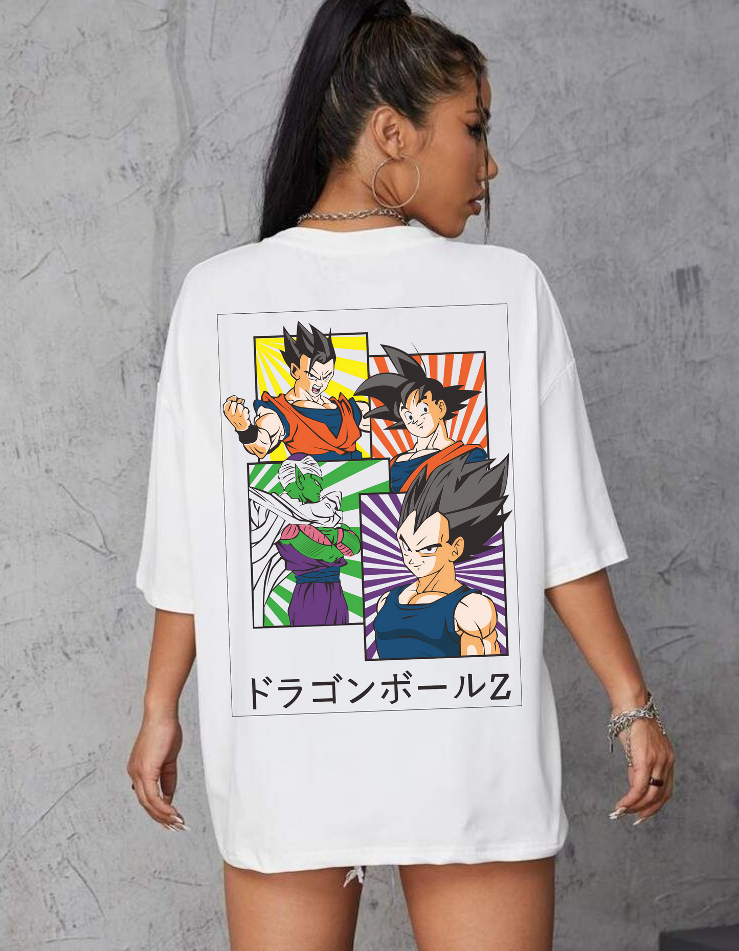 Women Oversized Anime T-shirt