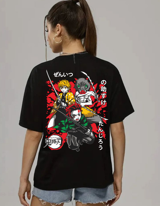 Women Oversized Anime T-shirt