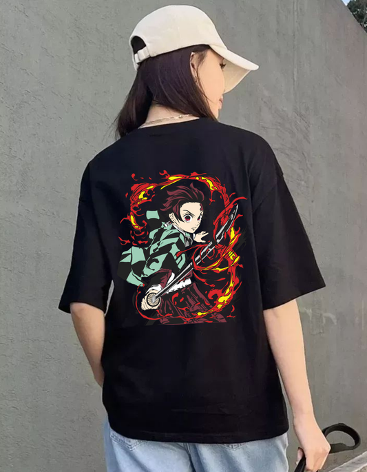 Women Oversized Anime T-shirt
