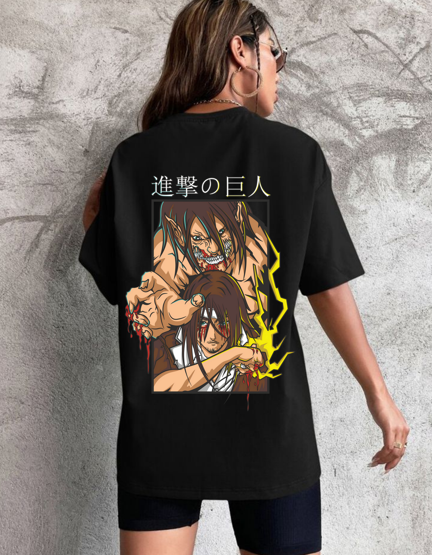 Women Oversized Anime T-shirt
