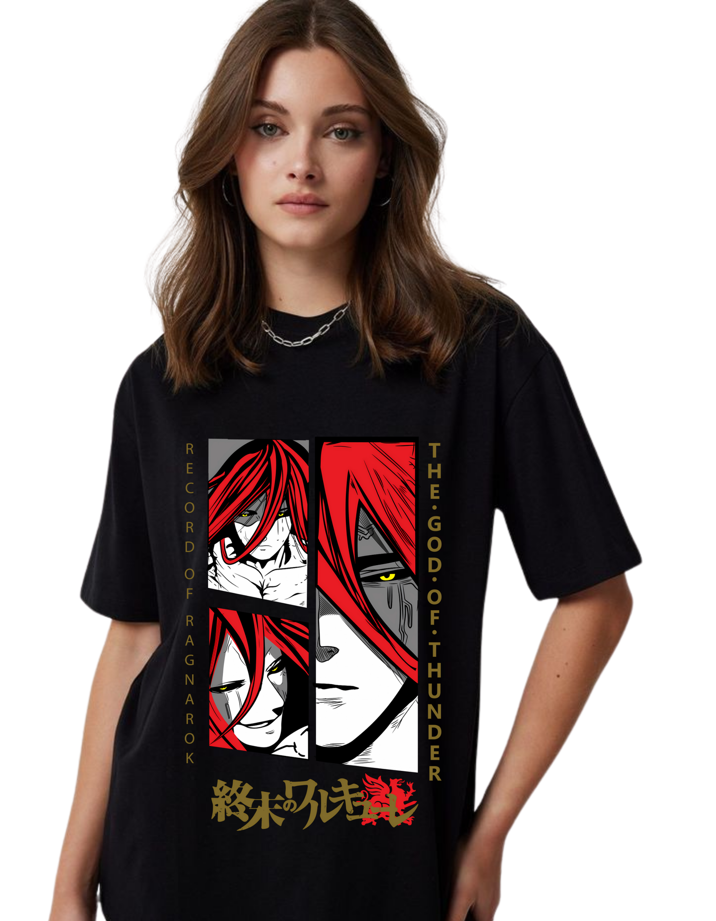 Women Oversized Anime T-shirt
