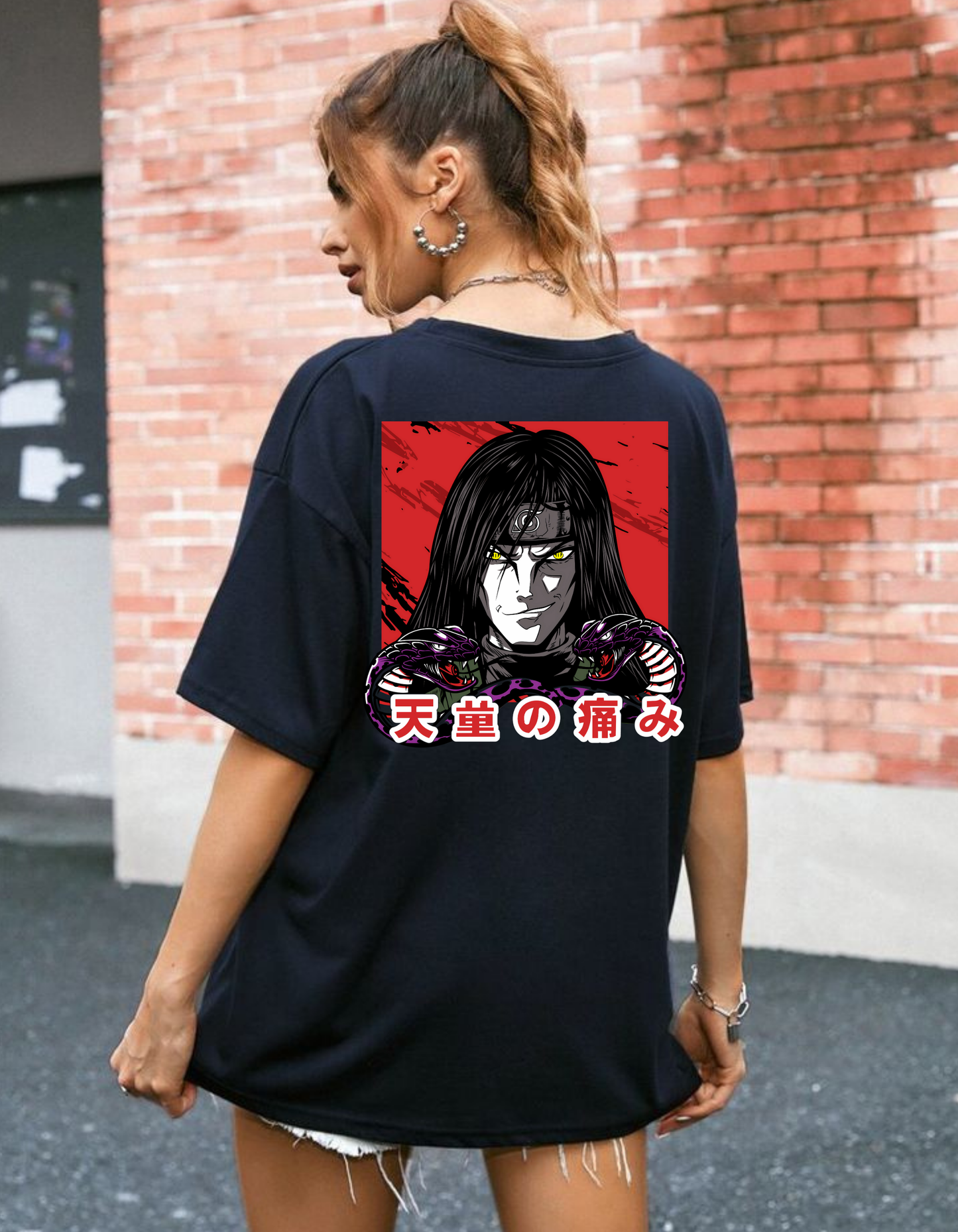 Women Oversized Anime T-shirt