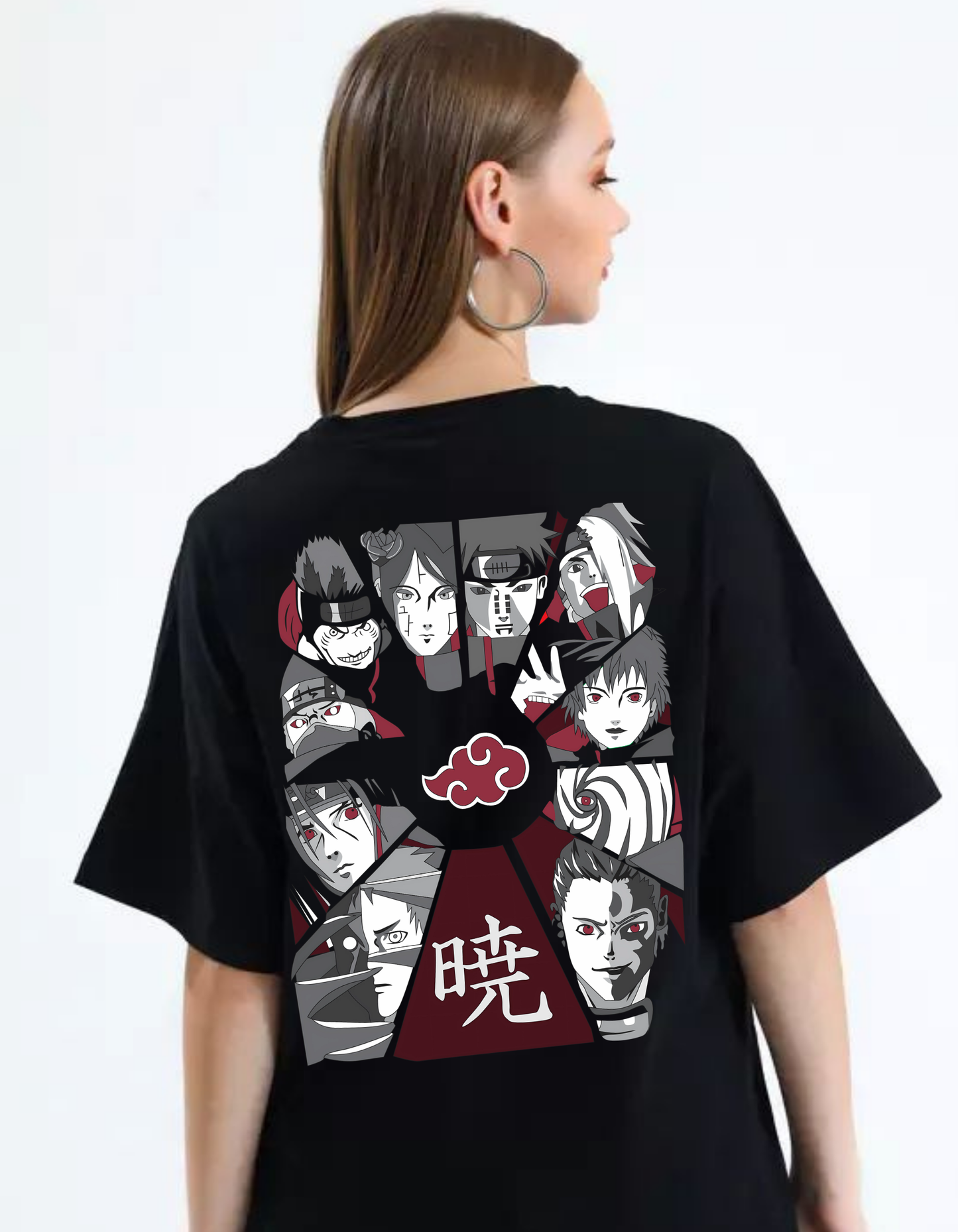 Women Oversized Anime T-shirt