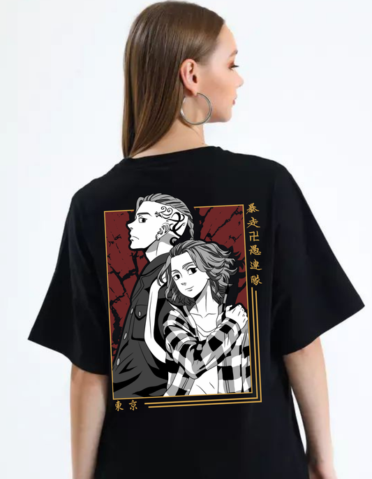 Women Oversized Anime T-shirt