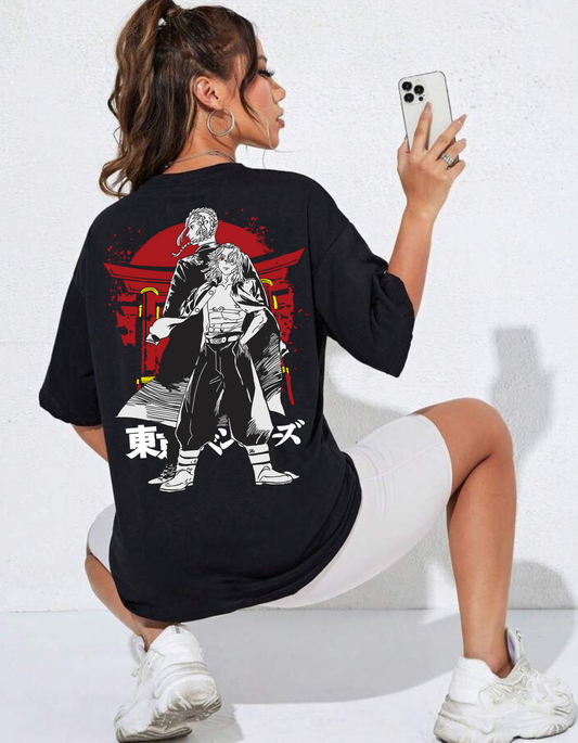 Women Oversized Anime T-shirt