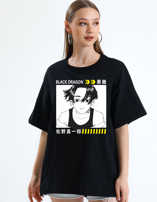 Women Oversized Anime T-shirt