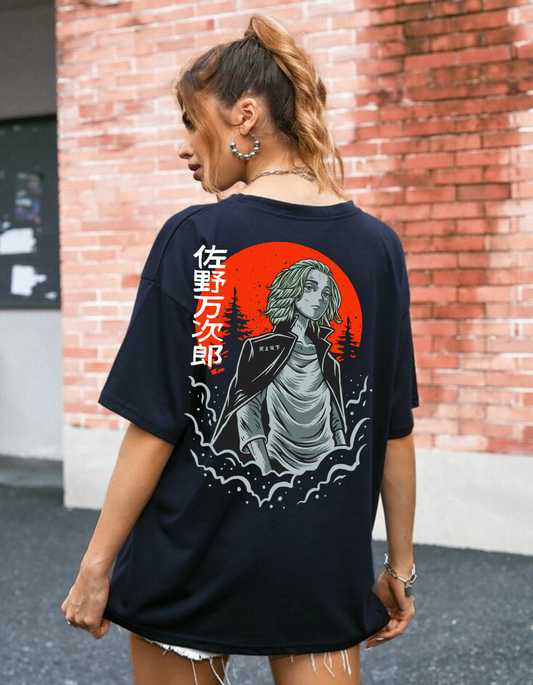 Women Oversized Anime T-shirt