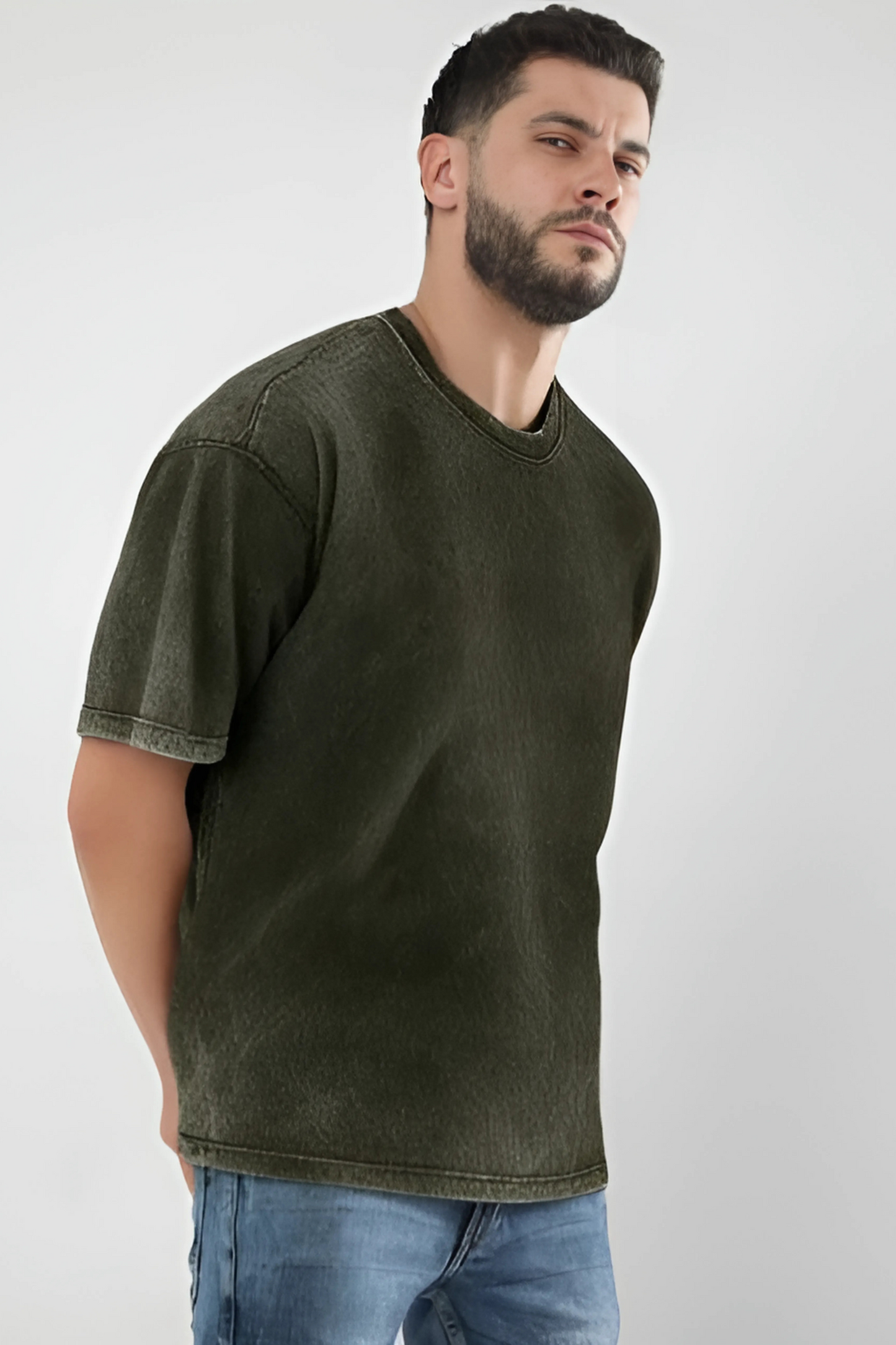 Unisex Acid Washed Oversized T-Shirt