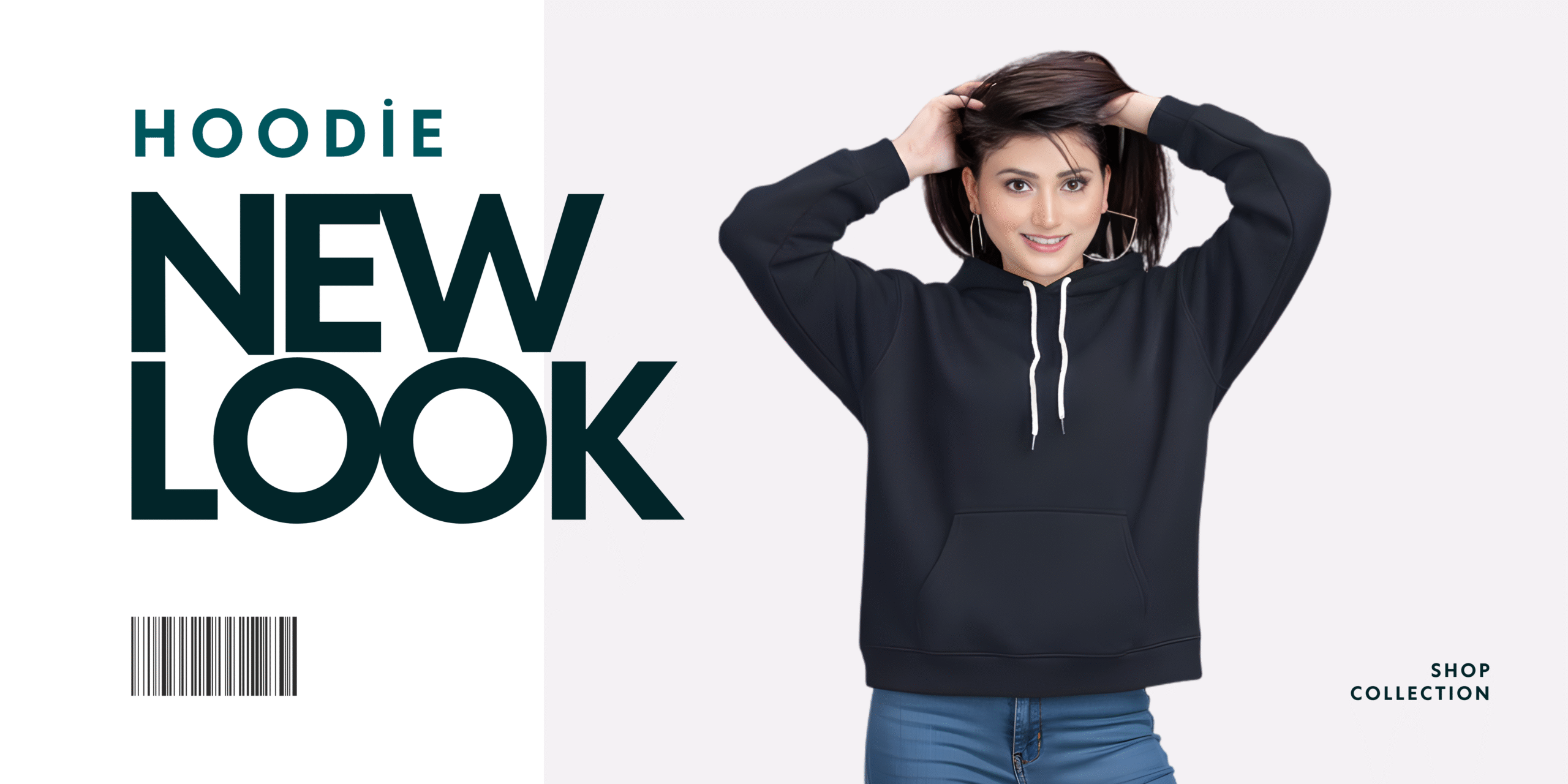 Green and White Conceptual New Look Fashion Medium Banner (2)